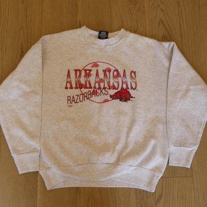 Vintage 1990s Arkansas Razorbacks Varsity Excellence Medium (Big) Sweatshirt
